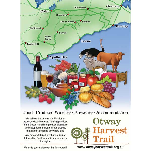 Otway Harvest Trail advertisement